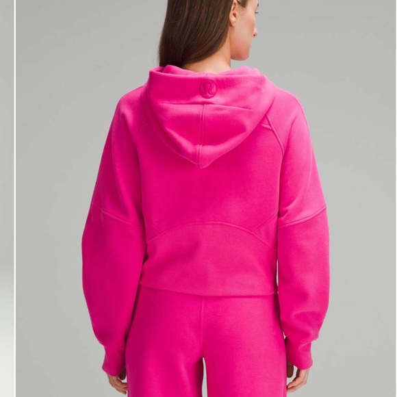 Lululemon Scuba Oversized Half-Zip Hoodie Sonic Pink XL/XXL - Picture 3 of 9